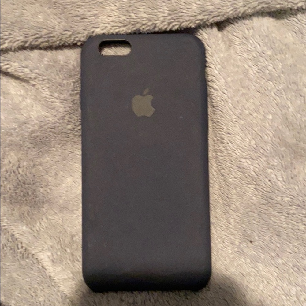 navy blue apple phone case